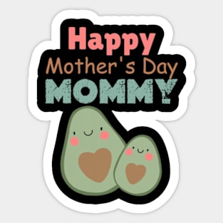 Happy  Mothers Day 2024  MOMMY mom cat From Daughter funny mom gift Sticker